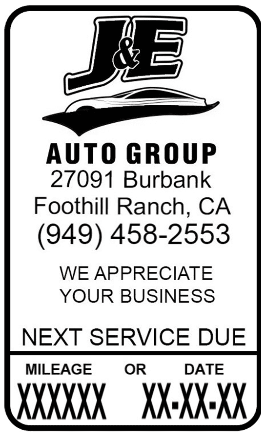 An Auto Group Address Sheet in Black on a White Background